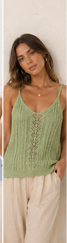 Camiseta de tirantes metalizada